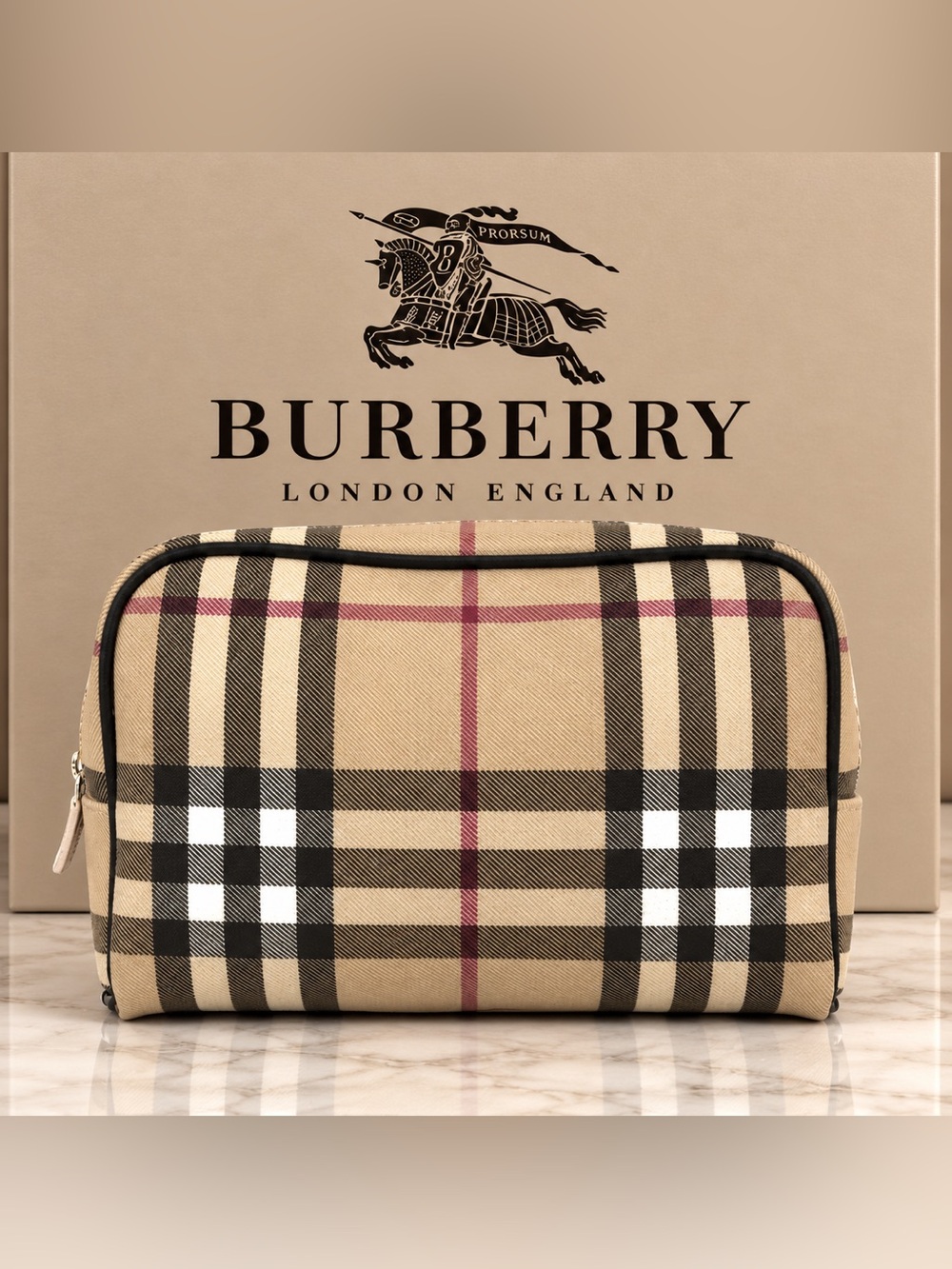 🤎🖤♥️Burberry Cosmetic Pouch♥️🖤🤎
